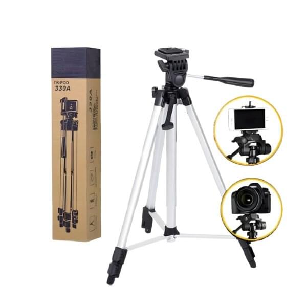 330A Multi-Functional Professional Lightweight Portable Tripod Stand For Mobile Phones And Cameras - Image 3