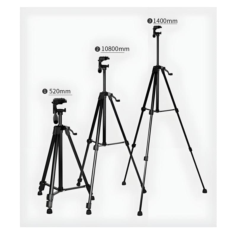 3366 Multi-Functional Professional Lightweight Portable Tripod Stand For Mobile Phones And Cameras - Image 8