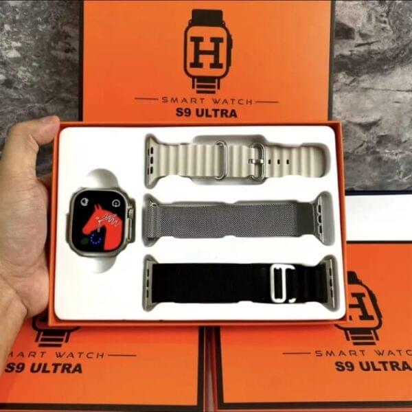 S9 Ultra Smart Watch - 3 Straps - 2.02" HD Big Screen Display - Wireless Charging - Bluetooth Call Smartwatch for Men Women - Latest Model - Image 3