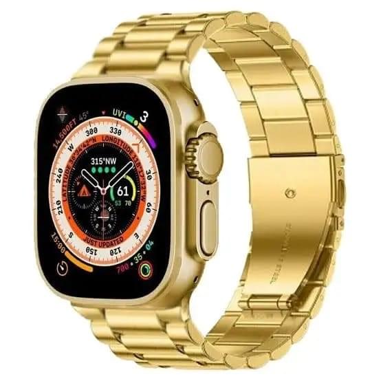 G9 Ultra Pro Series 8 Smart Watch Fendior American Gold Edition With 3 Extra Strap - Image 4