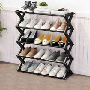 5 Layer Shoe RackXtypefirm StainlesssteelNonWovenFabric