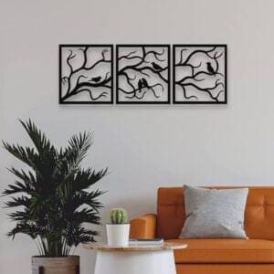 flowers and birds wall decoration wall art scene decoration room decoration suitable for home living room bedroom kitchen indoor and outdoor walls 1