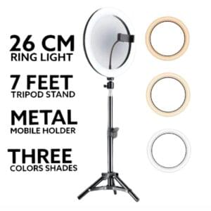 26cm Ring Light with stand